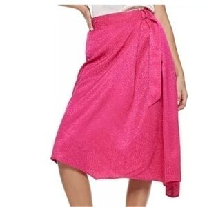 Nine West NWT Women’s size XL Animal Print Pink Soufflé Bold Pink $50 New Skirt